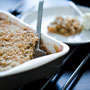 Crumble z rabarbarem