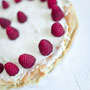 Tarta z malinami